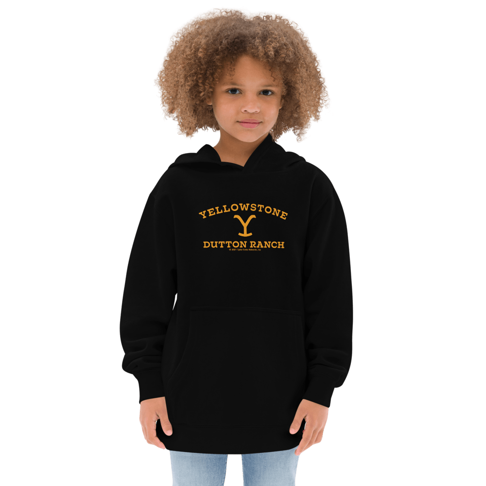 Yellowstone Dutton Ranch Logo Kids Hooded Sweatshirt - Paramount Shop