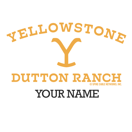 Yellowstone Dutton Ranch Logo Personalized Baby Bodysuit - Paramount Shop