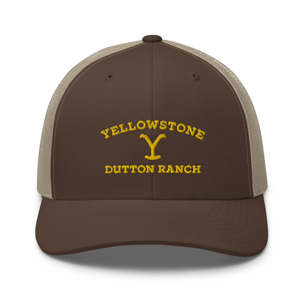 Yellowstone Dutton Ranch Logo Retro Trucker Hat - Paramount Shop
