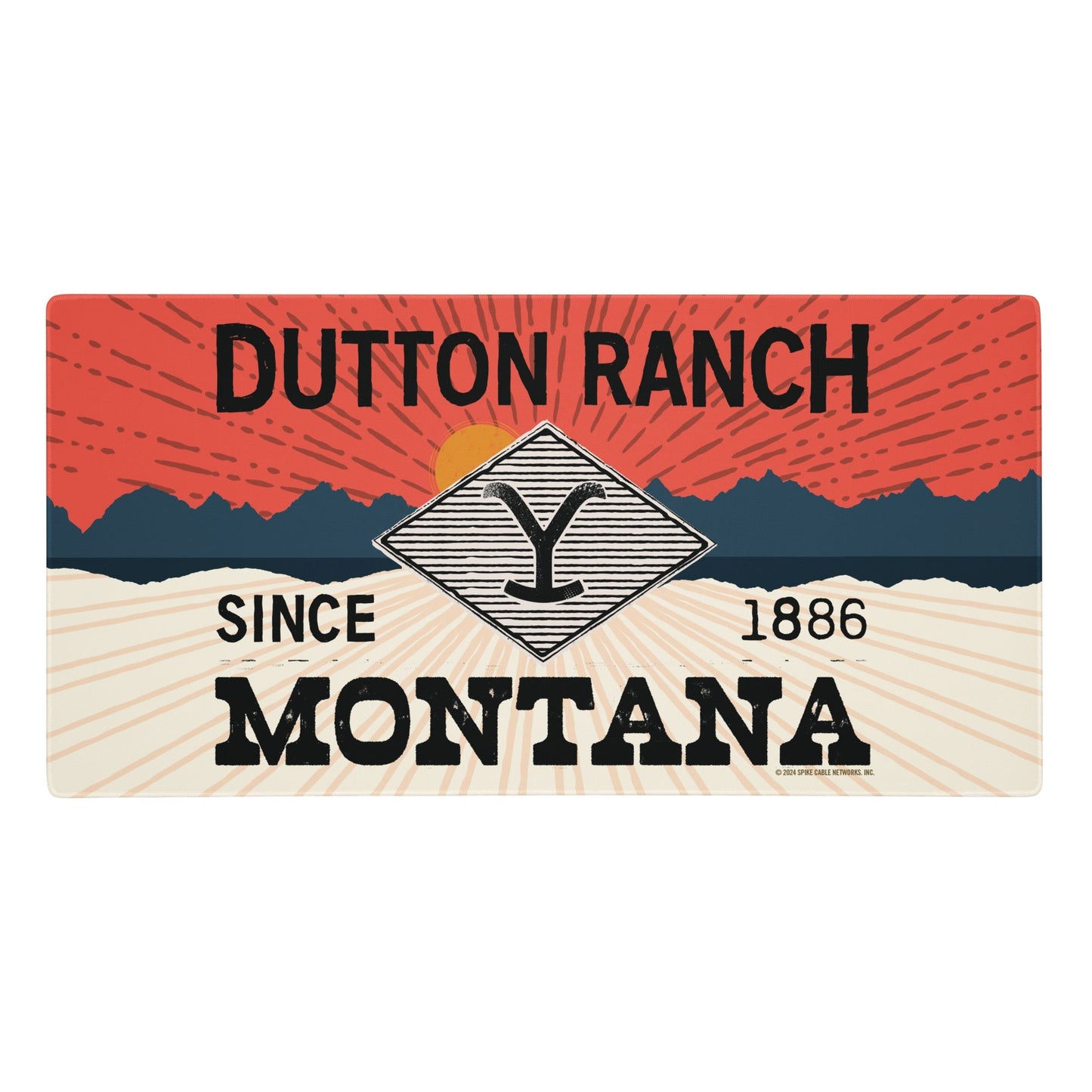 Yellowstone Dutton Ranch Montana Desk Mat - Paramount Shop