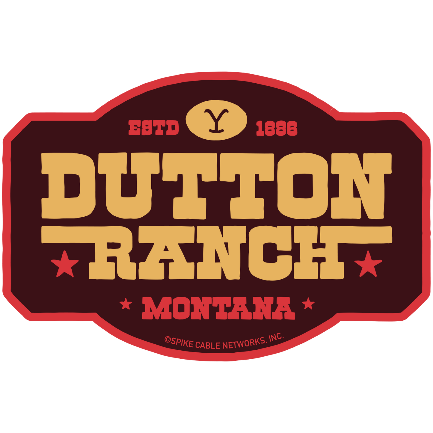 Yellowstone Dutton Ranch Patches Stickers Assorted Pack of 3 - Paramount Shop