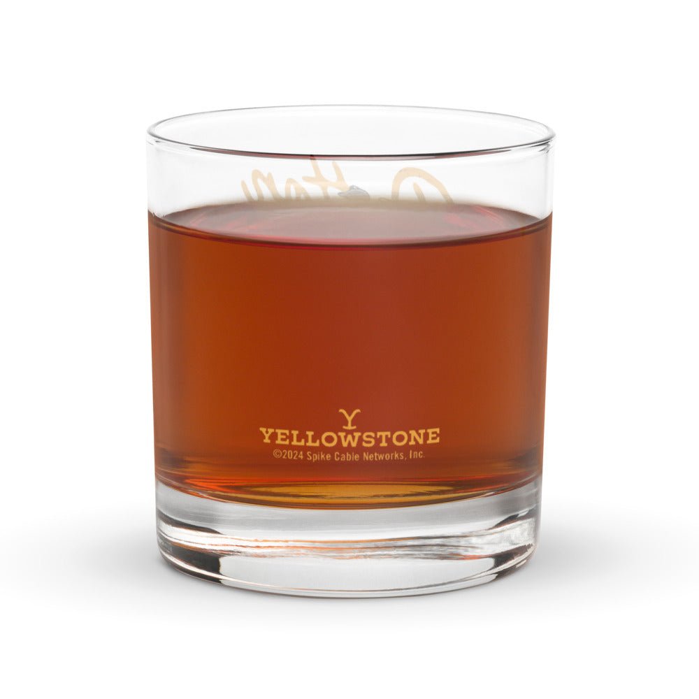 Yellowstone Dutton Ranch Rock Glass - Paramount Shop