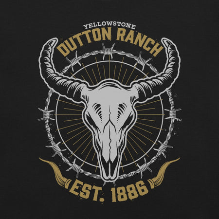 Yellowstone Dutton Ranch Skull Unisex T-Shirt - Paramount Shop