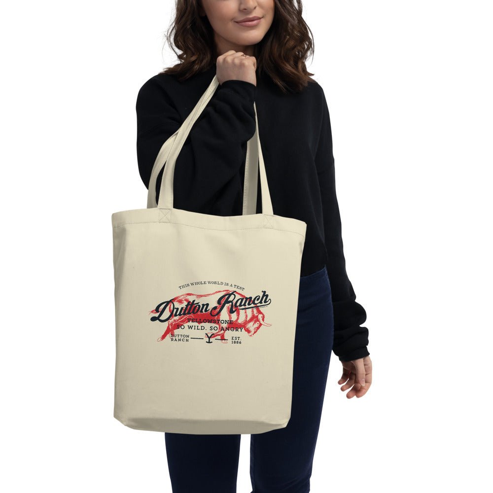 Yellowstone Dutton Ranch So Wild So Angry Eco Tote Bag - Paramount Shop