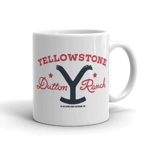 Yellowstone Dutton Ranch Star White Mug - Paramount Shop