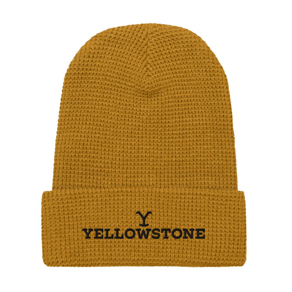 Yellowstone Embroidered Logo Waffle Beanie - Paramount Shop