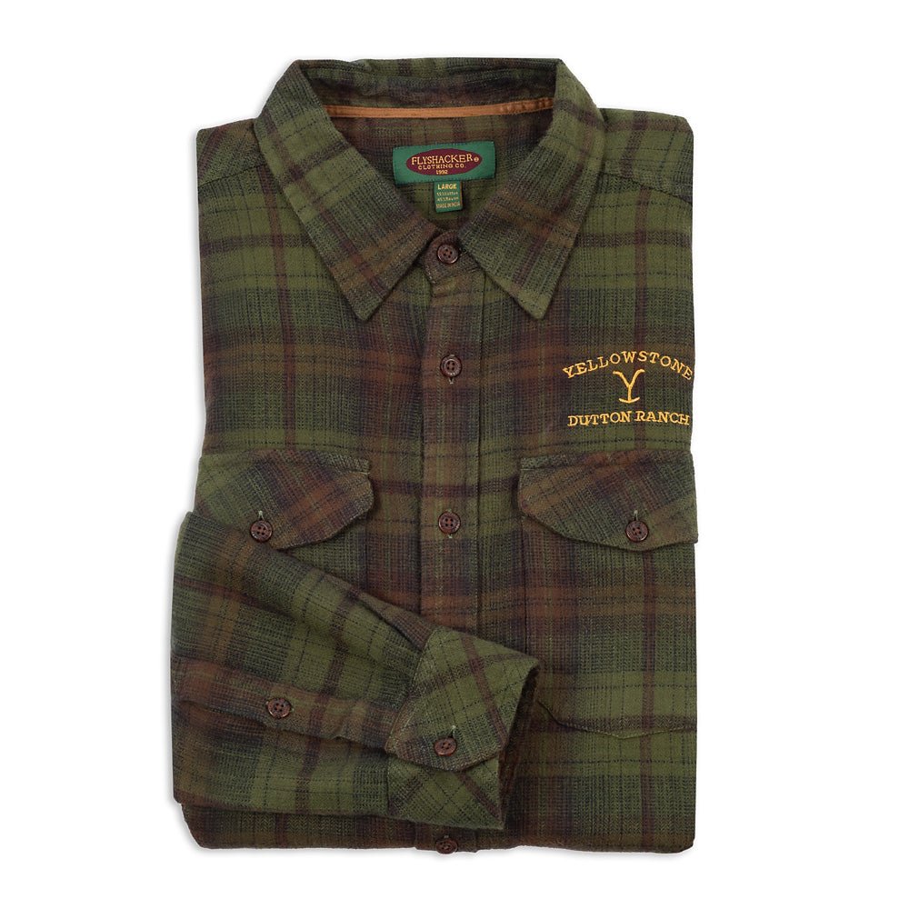Yellowstone Embroidered The Wyatt Flannel Shirt - Paramount Shop