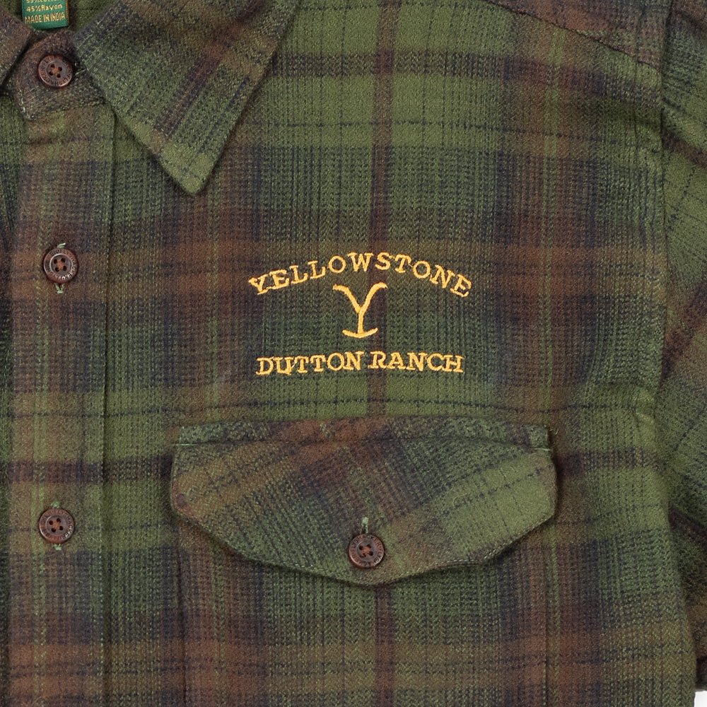 Yellowstone Embroidered The Wyatt Flannel Shirt - Paramount Shop