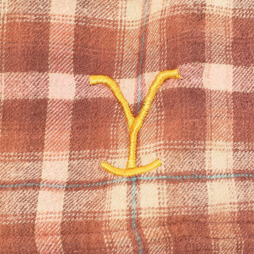 Yellowstone Embroidered Y Logo Women's Cabin Jams Flannel Pajama Pants - Paramount Shop