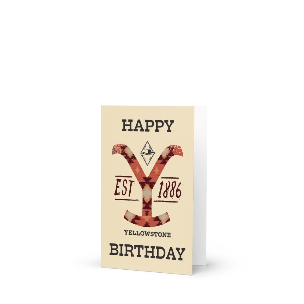 Yellowstone Est. 1886 Birthday Card - Paramount Shop