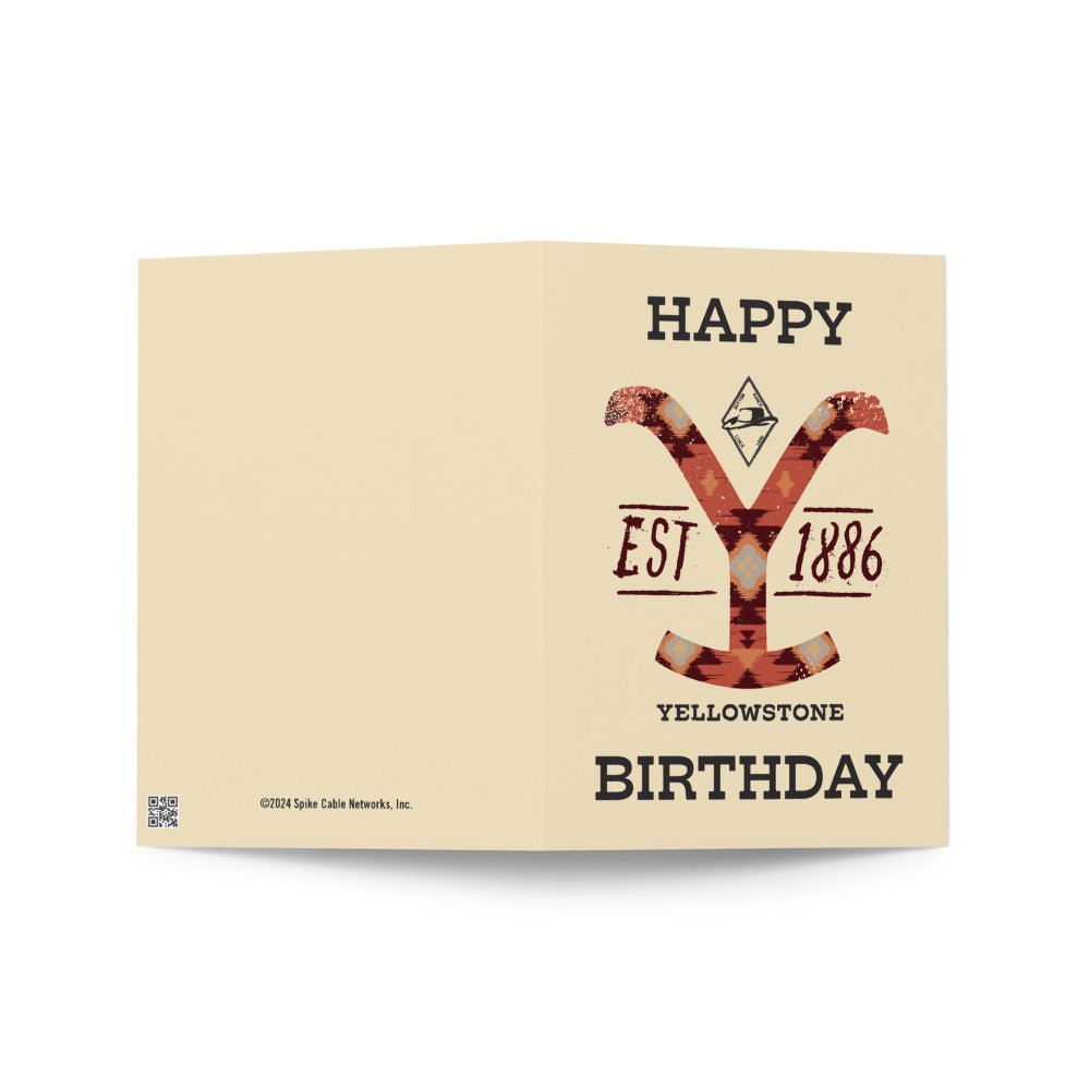 Yellowstone Est. 1886 Birthday Card - Paramount Shop