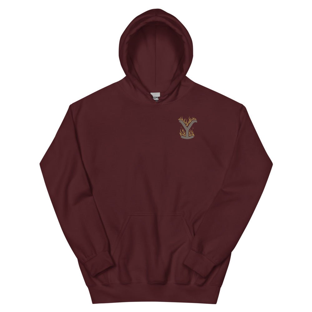 Yellowstone Flaming Logo Hoodie - Paramount Shop