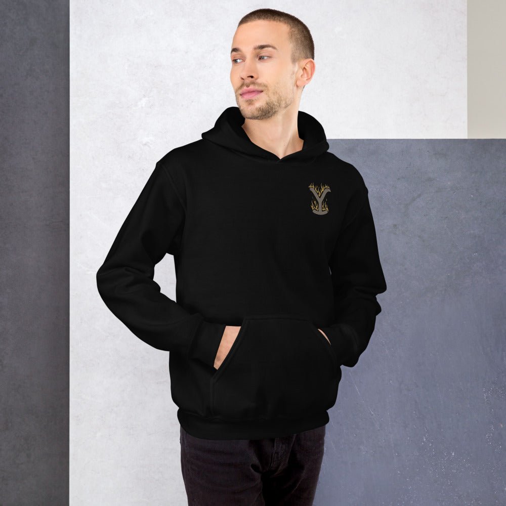 Yellowstone Flaming Logo Hoodie - Paramount Shop