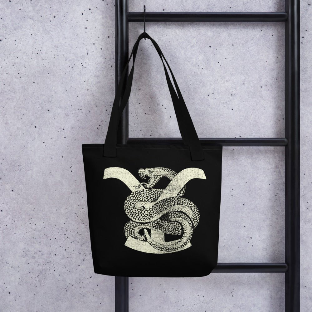 Yellowstone Greyscale Rattlesnake Tote Bag - Paramount Shop