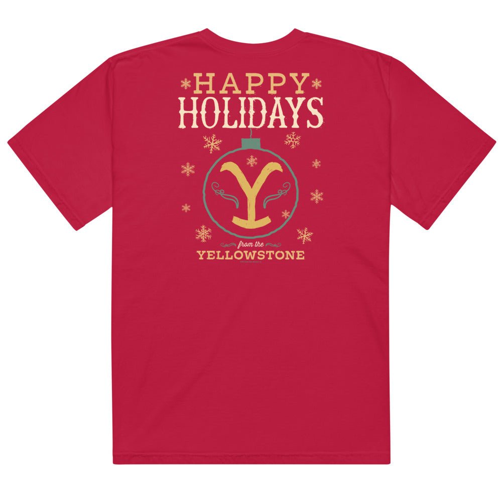 Yellowstone Happy Holidays From Yellowstone Unisex T-Shirt - Paramount Shop