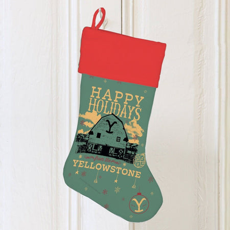 Yellowstone Happy Holidays Stocking - Paramount Shop