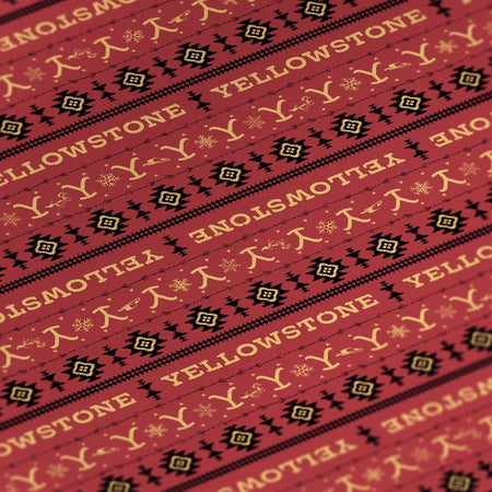 Yellowstone Holiday Aztec Wrapping Paper - Paramount Shop