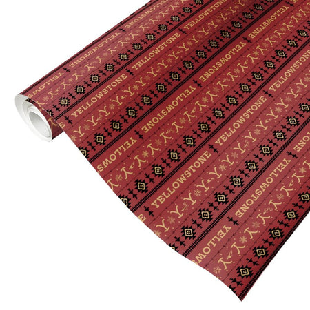 Yellowstone Holiday Aztec Wrapping Paper - Paramount Shop