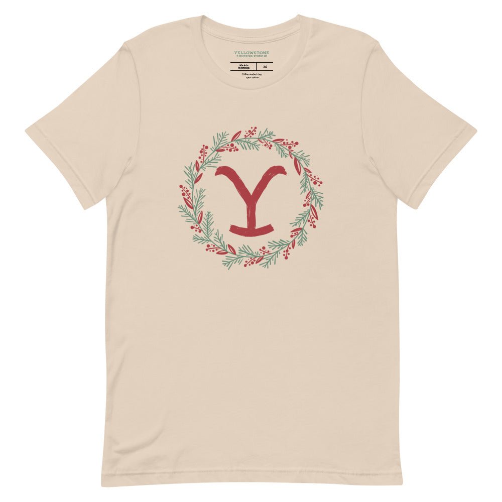 Yellowstone Holiday Wreath Unisex T-Shirt - Paramount Shop