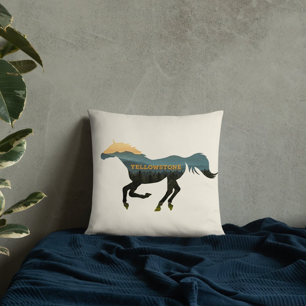Yellowstone Horse Throw Pillow - Paramount Shop