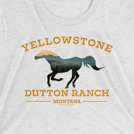 Yellowstone Horse Unisex Tri - Blend T - Shirt - Paramount Shop