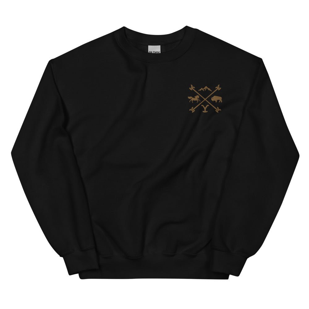 Yellowstone Icons Embroidered Crewneck - Paramount Shop