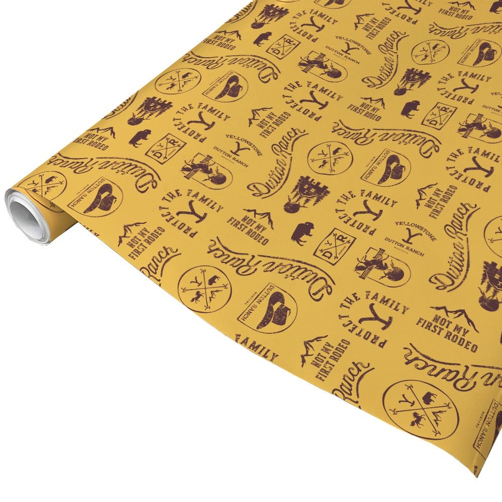 Yellowstone Icons Satin Wrapping Paper - Paramount Shop