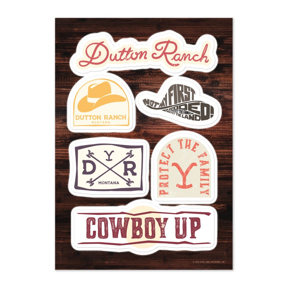 Yellowstone Icons Sticker Sheet - Paramount Shop