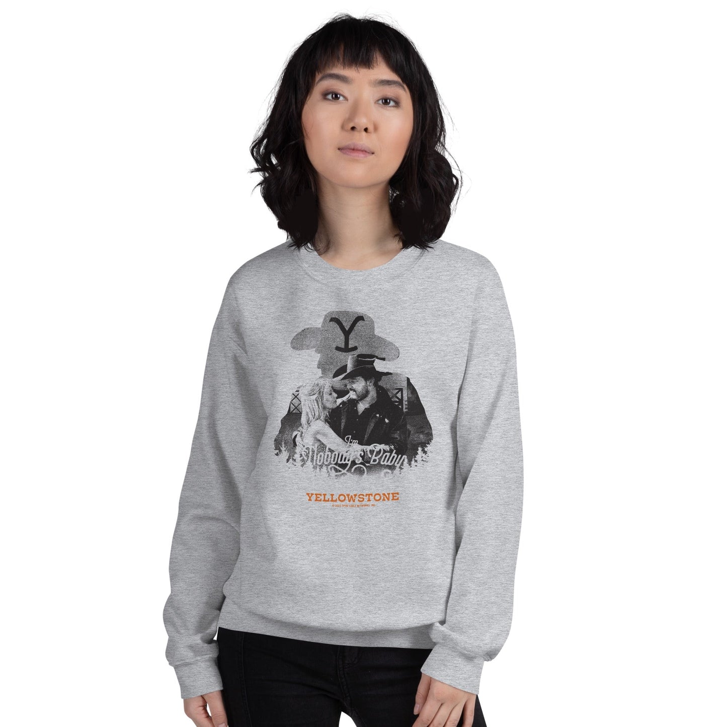 Yellowstone I'm Nobody's Baby Crewneck - Paramount Shop