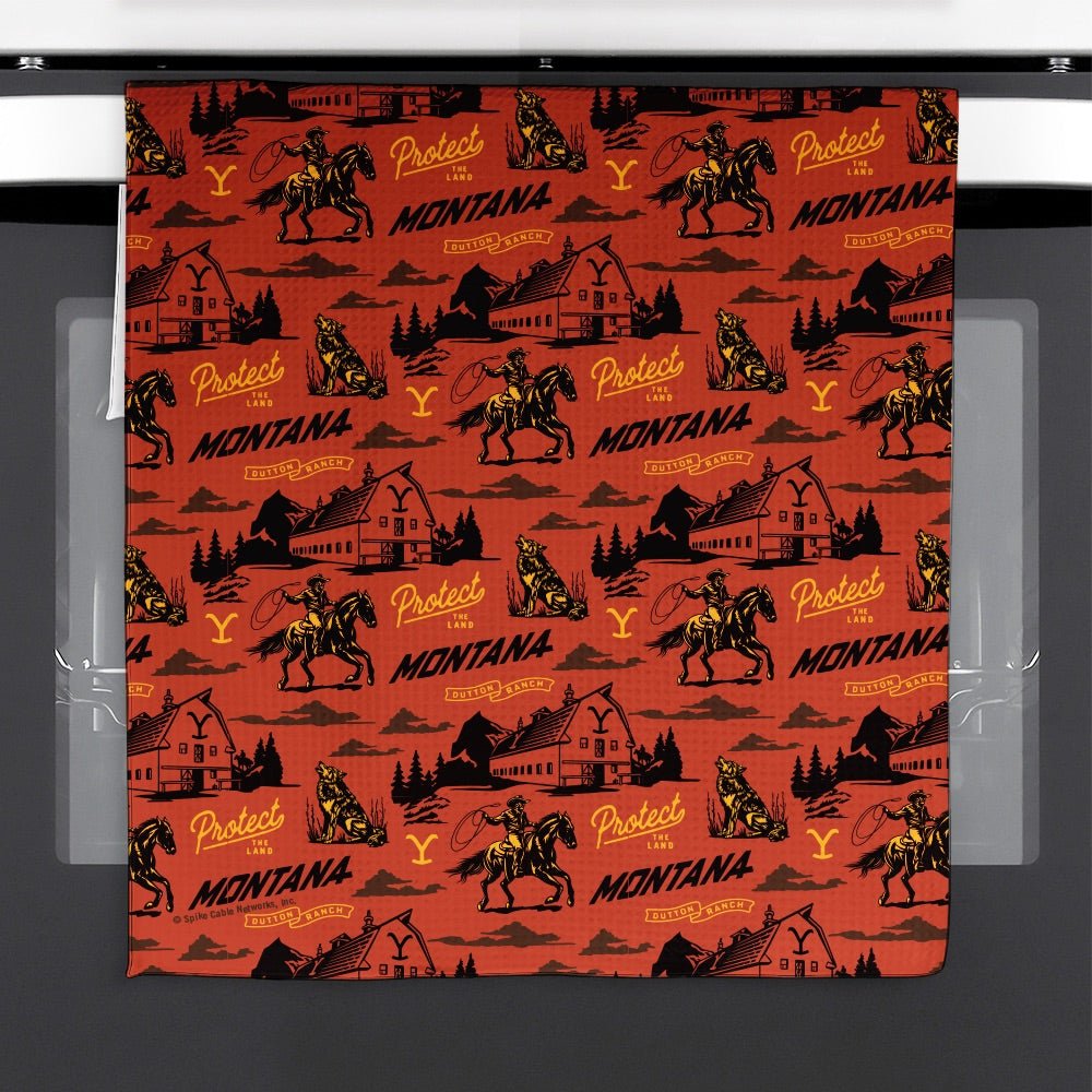 Yellowstone Montana Kitchen Towel - Paramount Shop