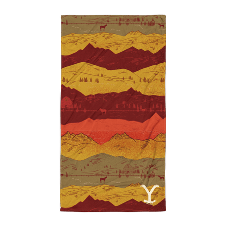 Yellowstone Mountains Beach Towel - Paramount Shop