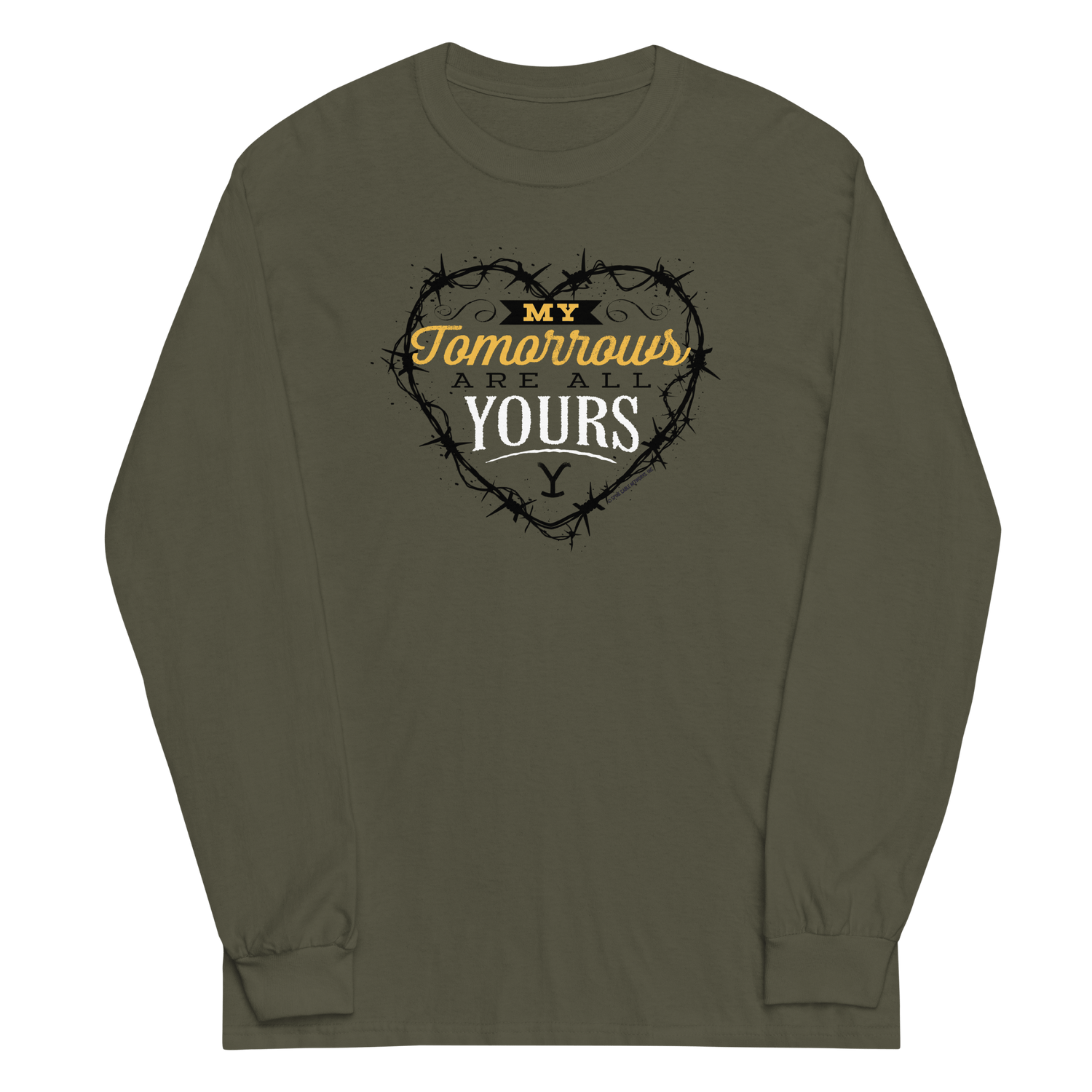 Yellowstone My Tomorrows Are All Yours Adult Long Sleeve T - Shirt - Paramount Shop