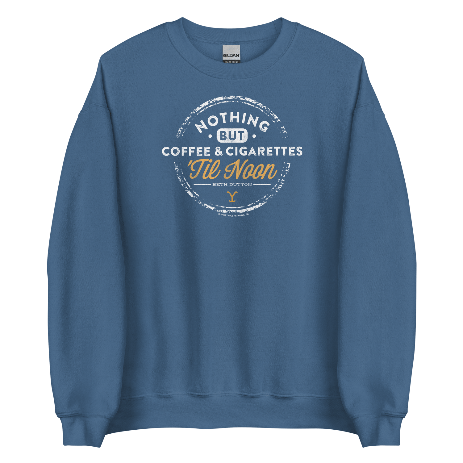 Yellowstone Nothing But Coffee & Cigarettes 'Til Noon Fleece Crewneck Sweatshirt - Paramount Shop