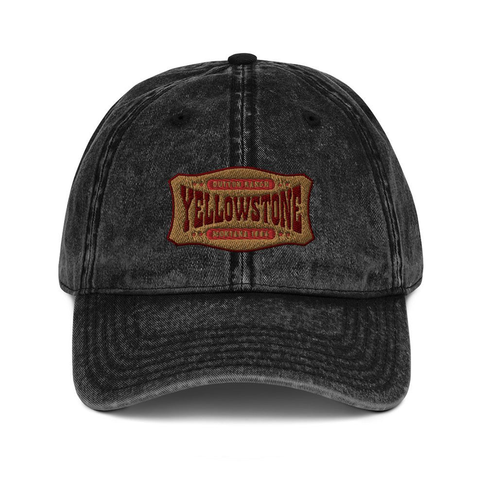 Yellowstone Patch Vintage Denim Cap - Paramount Shop