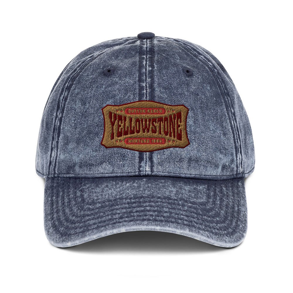 Yellowstone Patch Vintage Denim Cap - Paramount Shop