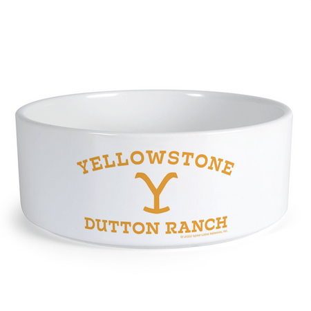 Yellowstone Protect the Family Patch Pet Bowl - Paramount Shop