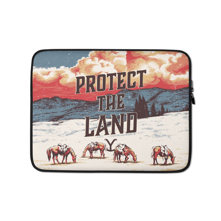 Yellowstone Protect The Land Laptop Sleeve - Paramount Shop