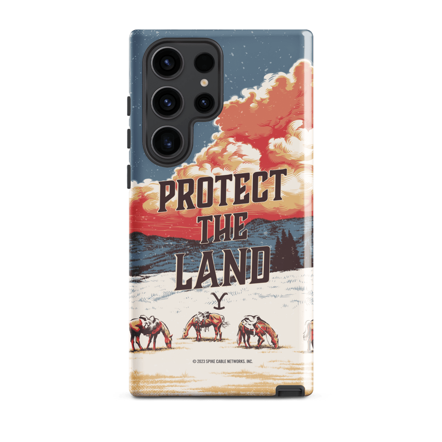 Yellowstone Protect the Land Tough Phone Case - Samsung - Paramount Shop