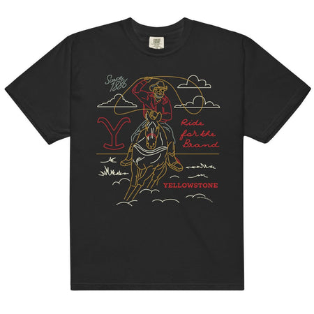 Yellowstone Ride For The Brand Outline T-Shirt - Paramount Shop