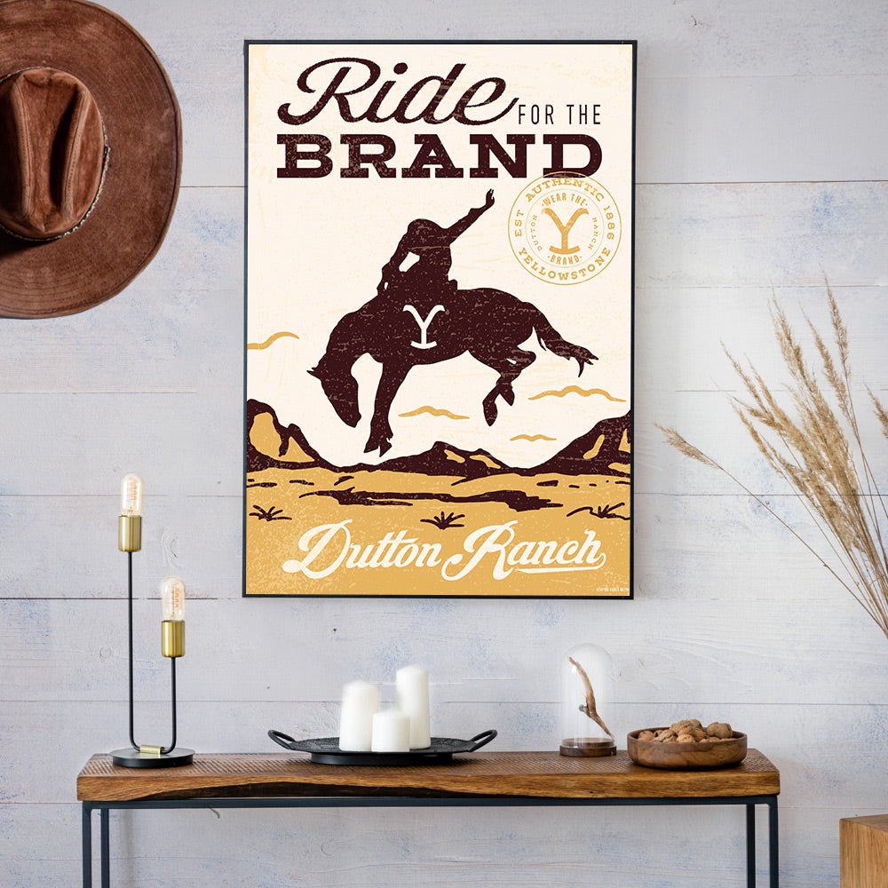 Yellowstone Ride for the Brand Satin Poster - Paramount Shop