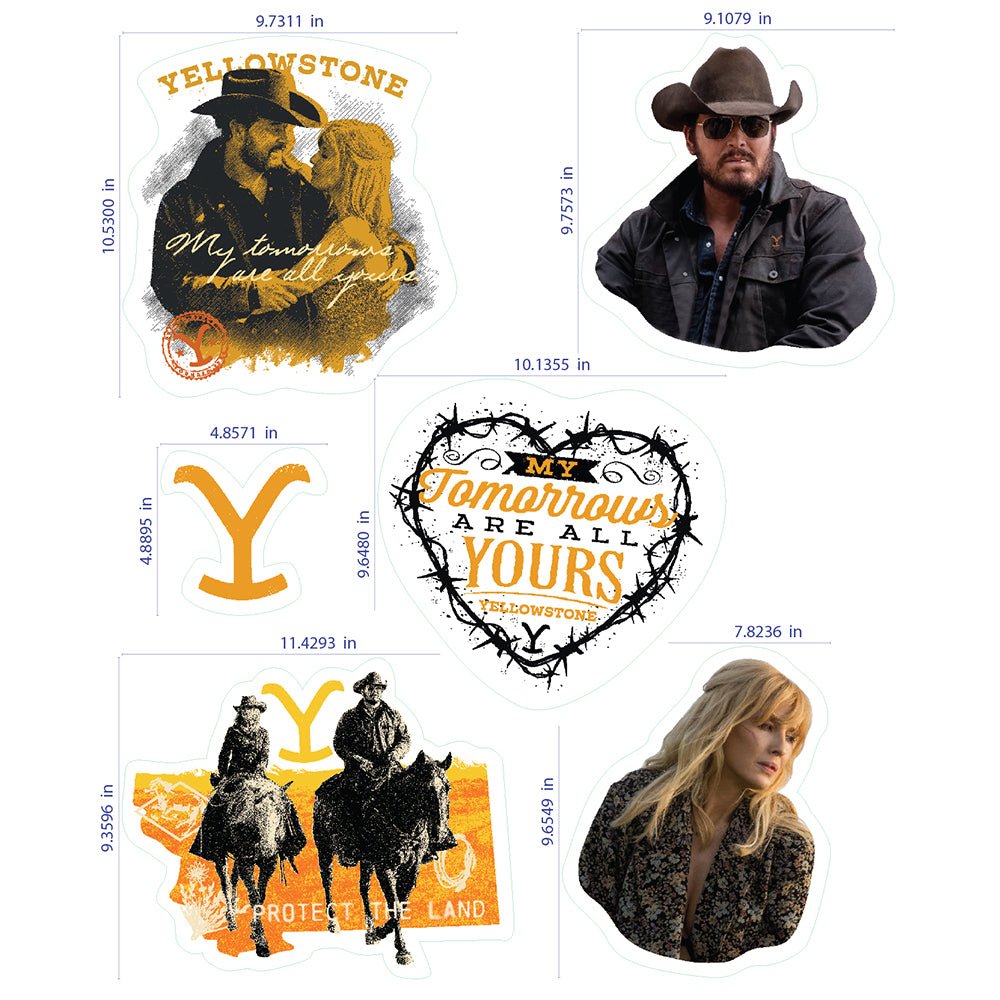 Yellowstone Rip & Beth Wall Stickers - Paramount Shop