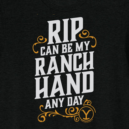 Yellowstone Rip Can Be My Ranch Hand Any Day Unisex Tri - Blend T - Shirt - Paramount Shop