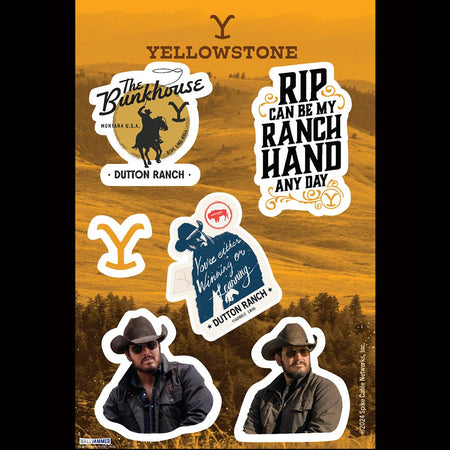 Yellowstone Rip Wheeler Wall Stickers - Paramount Shop