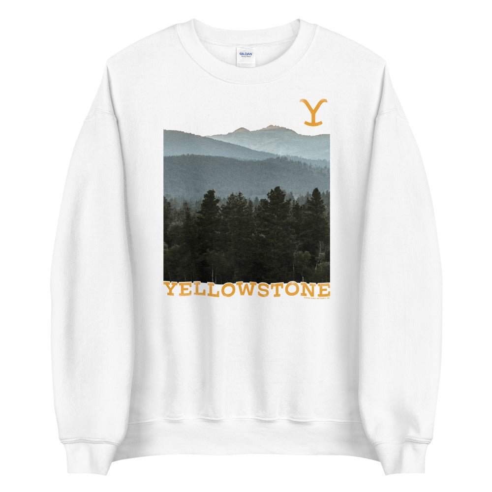 Yellowstone Scenery Fleece Crewneck Sweatshirt - Paramount Shop