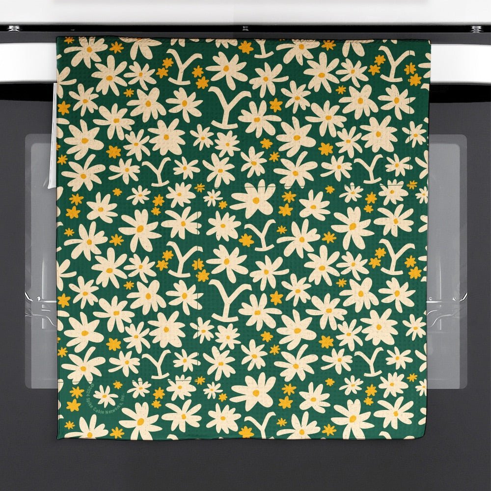 Yellowstone Summer Flowers Kitchen Towel - Paramount Shop