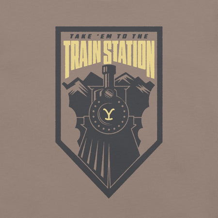 Yellowstone Take 'Em To The Train Station Badge Unisex T-Shirt - Paramount Shop