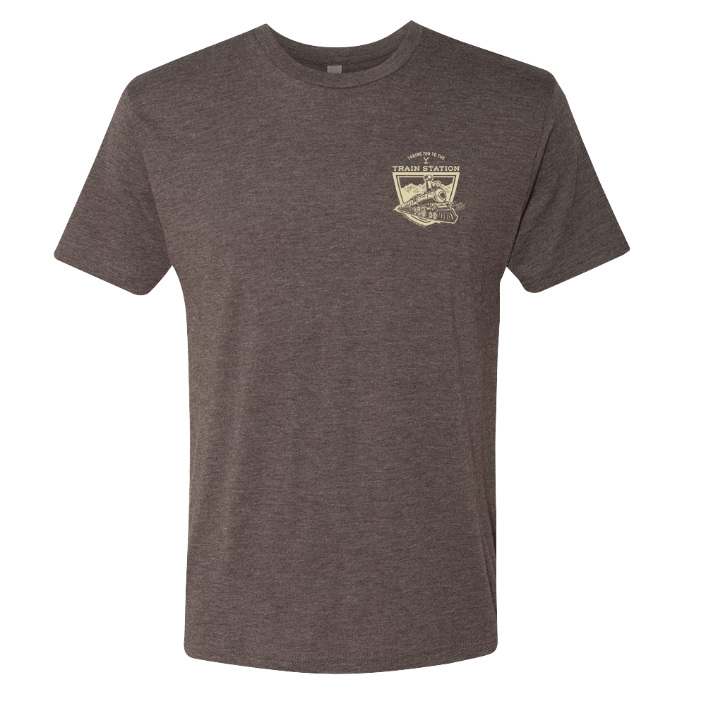 Yellowstone Taking You to the Train Station Men's Tri - Blend T - Shirt - Paramount Shop