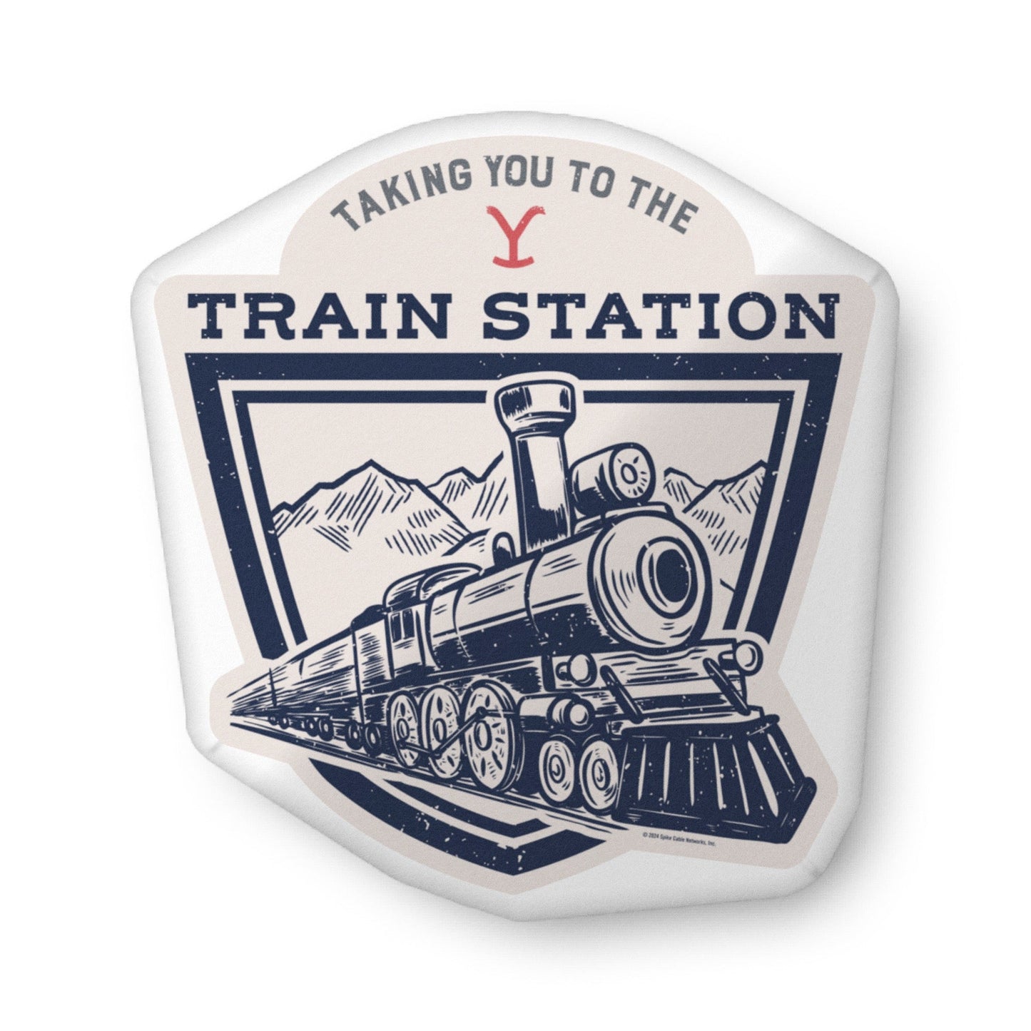 Yellowstone Taking you to the Train Station Pillow - Paramount Shop