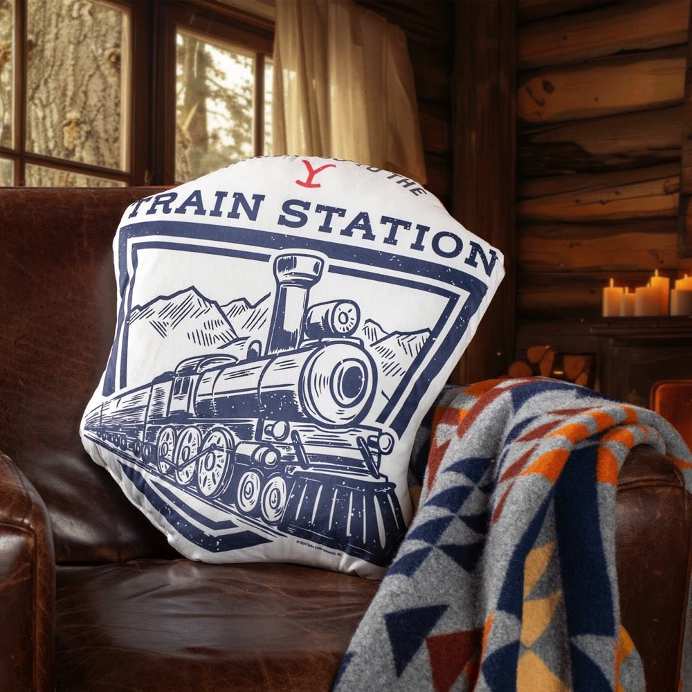 Yellowstone Taking you to the Train Station Pillow - Paramount Shop