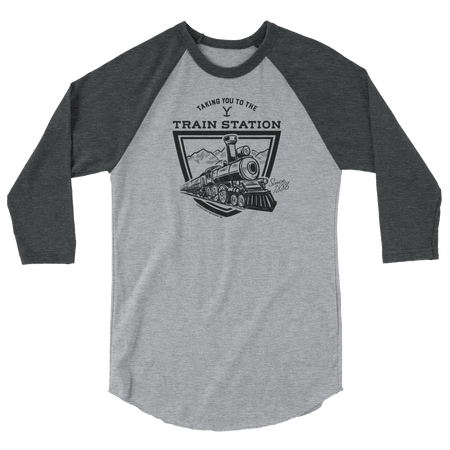 Yellowstone Taking You to the Train Station Unisex 3/4 Sleeve Raglan Shirt - Paramount Shop